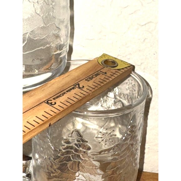 Luminarc Winter Wonderland Glass Mugs Set Of 3 - Picture 6 of 6